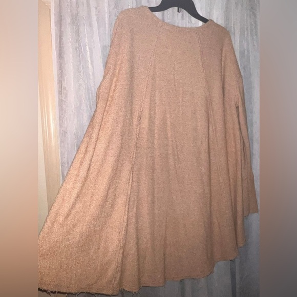 Free People Franny Pullover Honey Ginger size small (oversized) EUC - Picture 10 of 10